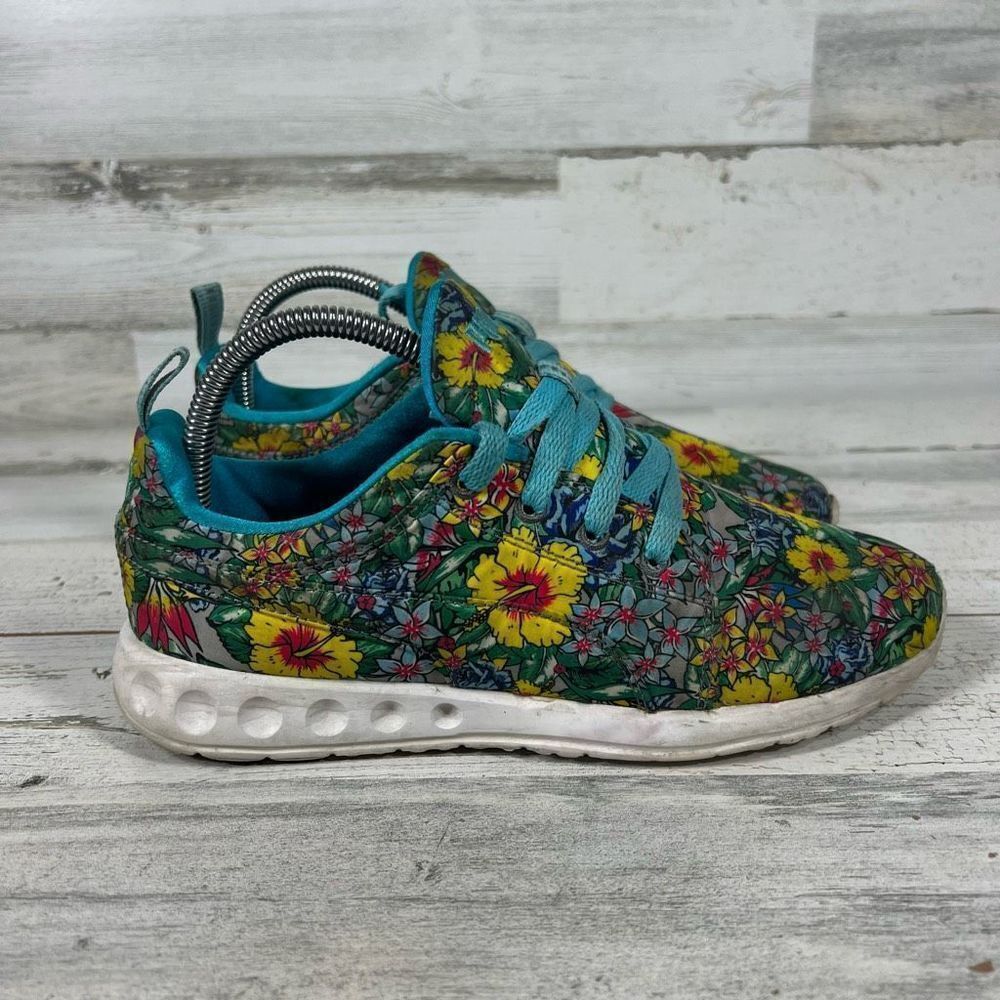 Puma Womens Floral Hibiscus Carson Walking Running Shoes Multi-Color Size7.5‎